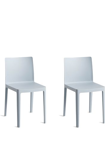 HAY Elementaire Set aus zwei Stühlen - Grau