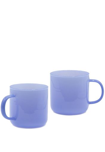 HAY set of 2 Borosilicate mugs - Blau