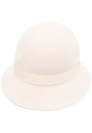 Helen Kaminski ribbon-trim felt sun hat - Nude