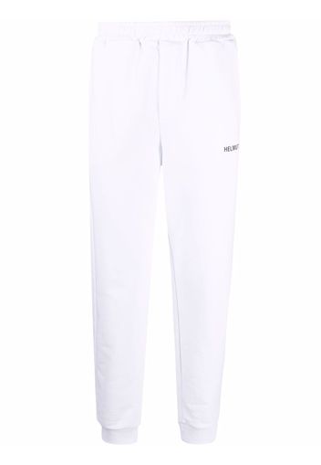 Helmut Lang logo-print track pants - Weiß