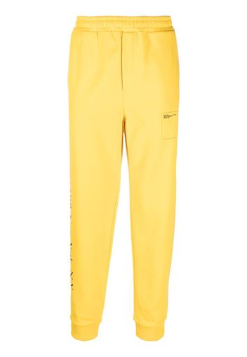 Helmut Lang New York Postcard track trousers - Gelb