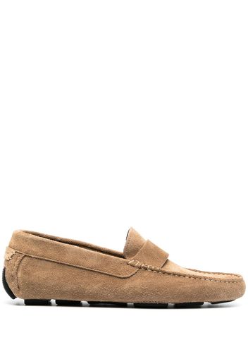 Henderson Baracco Loafer aus Wildleder - Nude