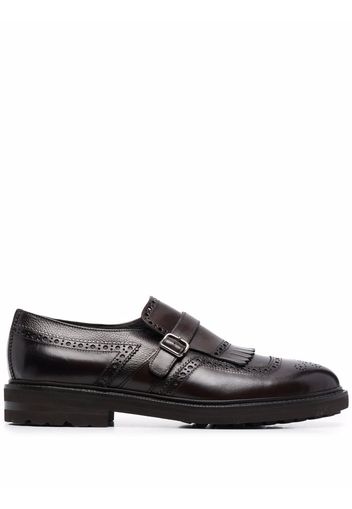 Henderson Baracco Monk-Schuhe mit Zierlasche - Braun