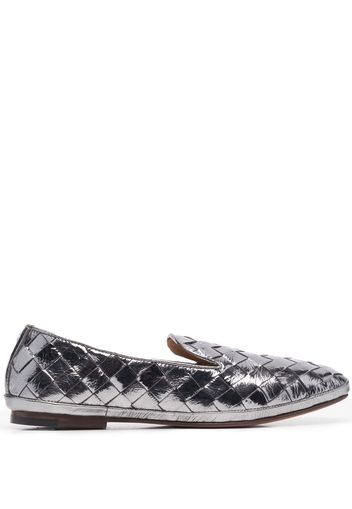 Henderson Baracco Metallic-Loafer - Grau