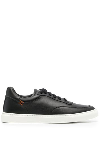 Henderson Baracco logo-stitching leather sneakers - Schwarz