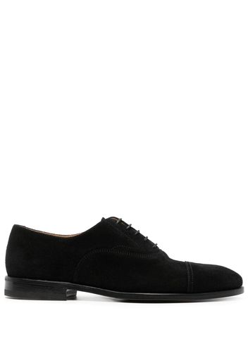 Henderson Baracco suede lace-up oxford shoes - Schwarz