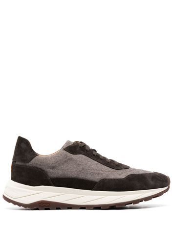 Henderson Baracco low-top leather sneakers - Braun