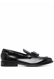 Henderson Baracco grained leather loafers - Schwarz