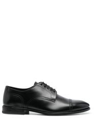 Henderson Baracco perforated-detail lace-up derby shoes - Schwarz