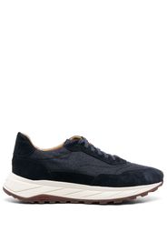 Henderson Baracco low-top suede sneakers - Blau