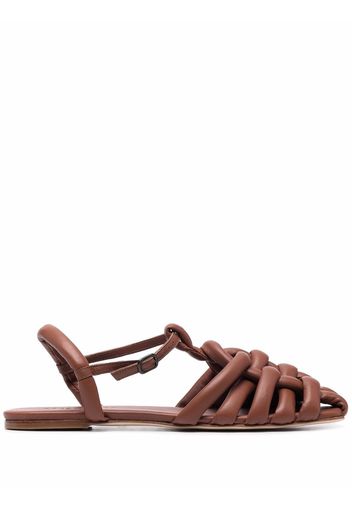 Hereu Gewebte Cabersa Sandalen - Braun