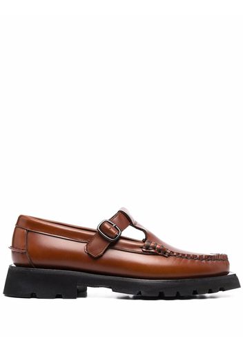 Hereu Alber T-bar loafers - Braun