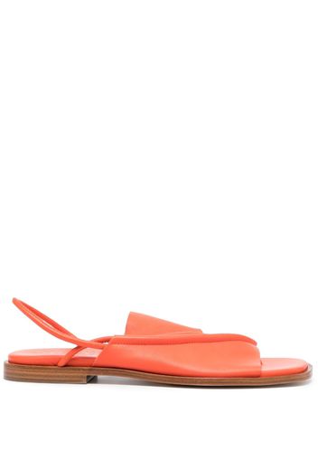 Hereu Clava leather sandals - Orange