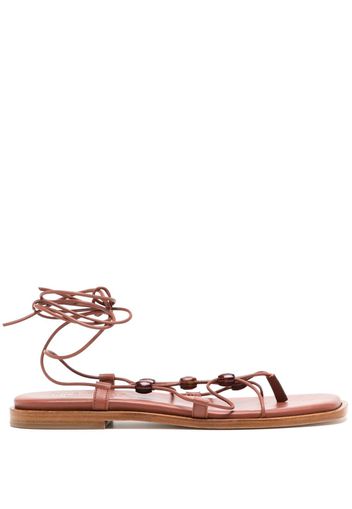 Hereu square-toe strappy sandals - Braun