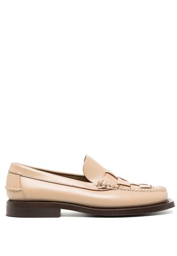 Hereu Nombela leather loafers - Braun