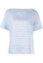 Hermès 1960s pre-owned geometric print T-shirt - Blau