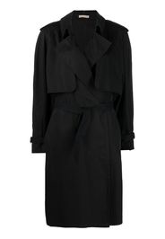 Hermès 2003 pre-owned belted trench coat - Schwarz