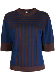 Hermès 2010s silk-blend knit top - Blau