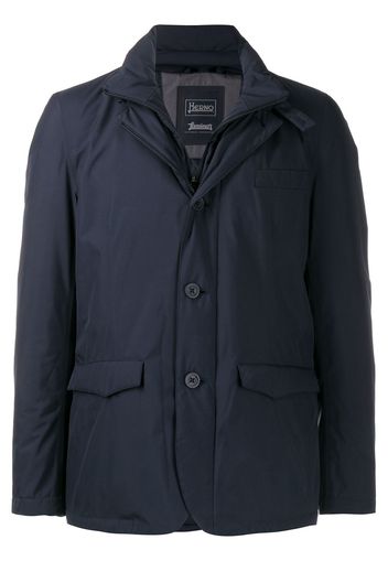 Herno Daunenjacke im Layering-Look - Blau