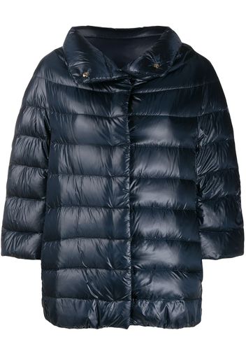 Herno Jacke mit Dreiviertelärmeln - Blau