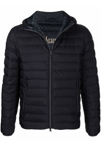 Herno padded hooded jacket - Blau