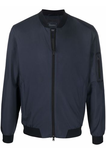 Herno zip-pocket bomber jacket - Blau