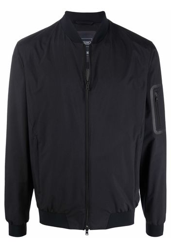 Herno zip-pocket bomber jacket - Schwarz