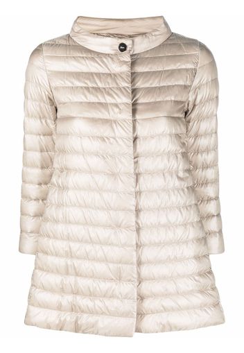 Herno button-up padded coat - Nude