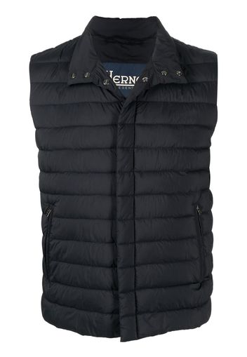 Herno padded press-stud vest - Schwarz