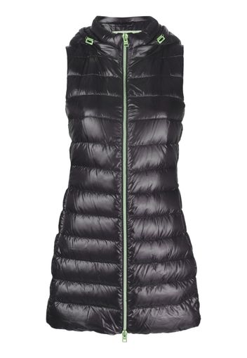 Herno quilted hooded gilet - Schwarz