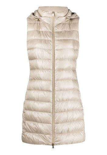 Herno goose-down padded gilet - Nude