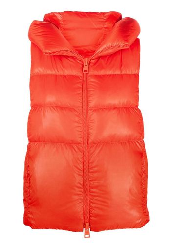 Herno padded hooded gilet - Orange