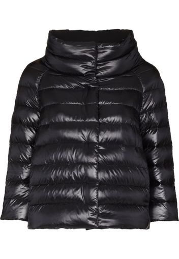 Herno Ultralight quilted high-shine puffer jacket - Schwarz