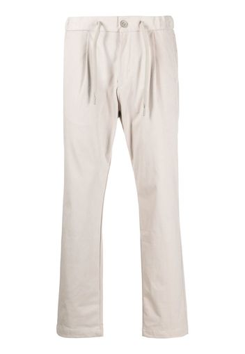 Herno drawstring straight-leg trousers - Nude