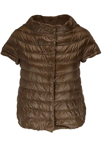 Herno short-sleeve quilted down jacket - Grün