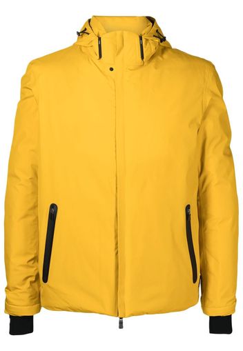 Herno padded drawstring-hooded jacket - Gelb