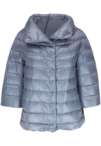 Herno spread-collar feather-down jacket - Blau