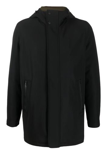 Herno Metropolitan hooded parka coat - Schwarz