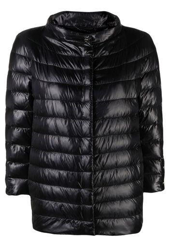 Herno mock-neck quilted puffer jacket - Schwarz