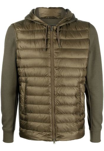 Herno two-tone padded jacket - Grün