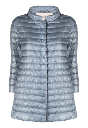 Herno button-up padded jacket - Blau