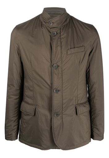 Herno buttoned-up padded jacket - Grün