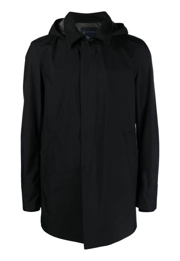 Herno hooded waterproof raincoat - Schwarz