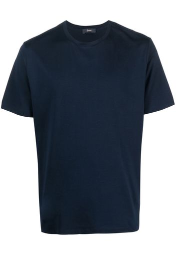 Herno short-sleeve cotton T-shirt - Blau