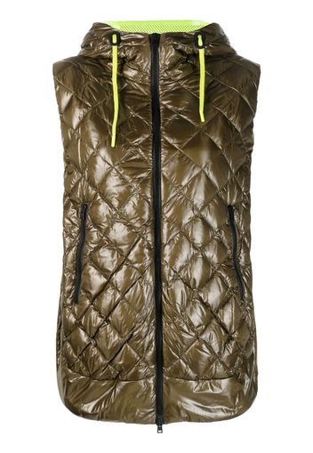 Herno sleeveless quilted padded jacket - Grün