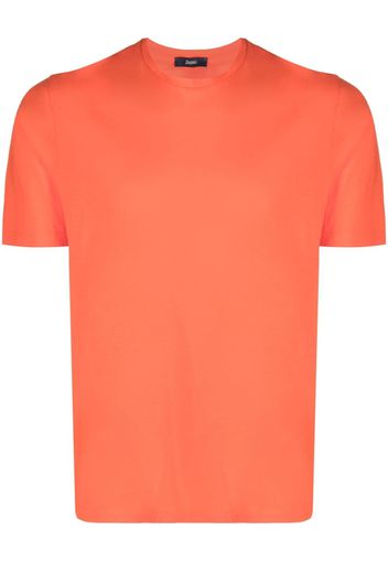 Herno plain cotton T-shirt - Orange