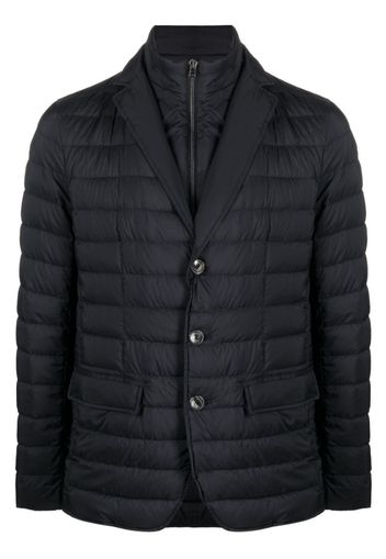 Herno notched-lapels padded jacket - Blau