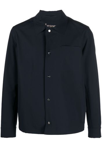 Herno plain shirt jacket - Blau