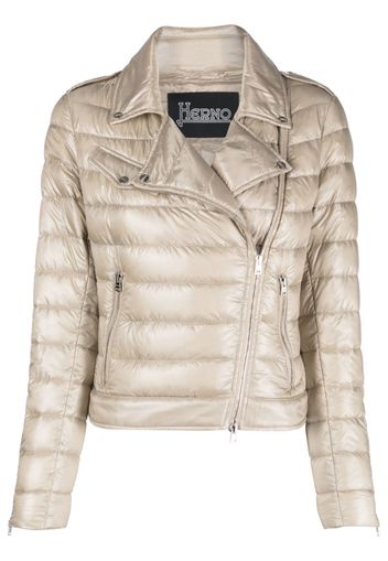 Herno zip-up padded jacket - Nude