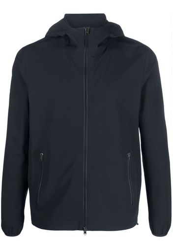 Herno zip-up hooded bomber jacket - Blau